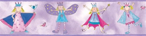 Fairy Princess Peel & Stick Border