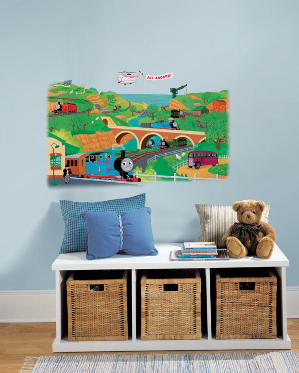 Thomas & Friends Peel and Stick Giant Wall Decals
