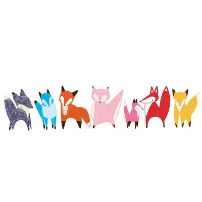 Gingiber Friendly Foxes Wall Stickers