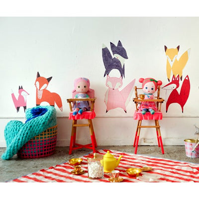 Gingiber Friendly Foxes Wall Stickers