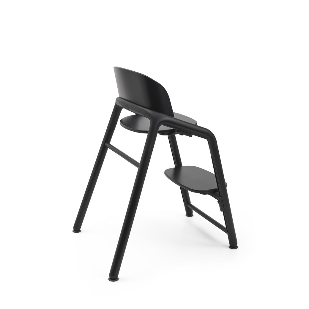 Side corner view of Bugaboo Giraffe High Chair in --Color_Black