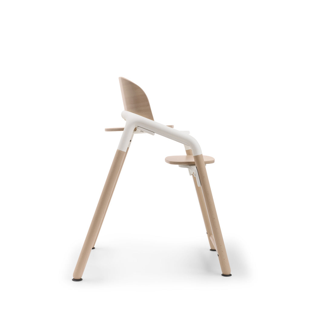 Side view of Bugaboo Giraffe High Chair in --Color_Neutral Wood / White