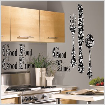 Good Times Silverware Giant Wall Stickers