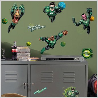 Green Lantern Wall Decals