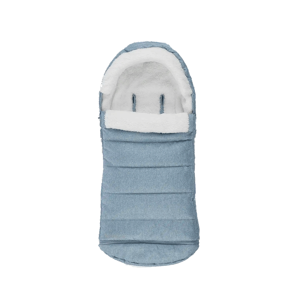 the ultra-plush CozyGanoosh footmuff provides ultimate coverage to keep your child toasty warm in winter weather -- Color_Gregory