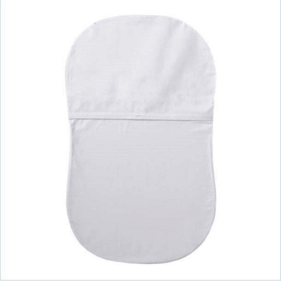 Bassinest Organic Fitted Sheet in White
