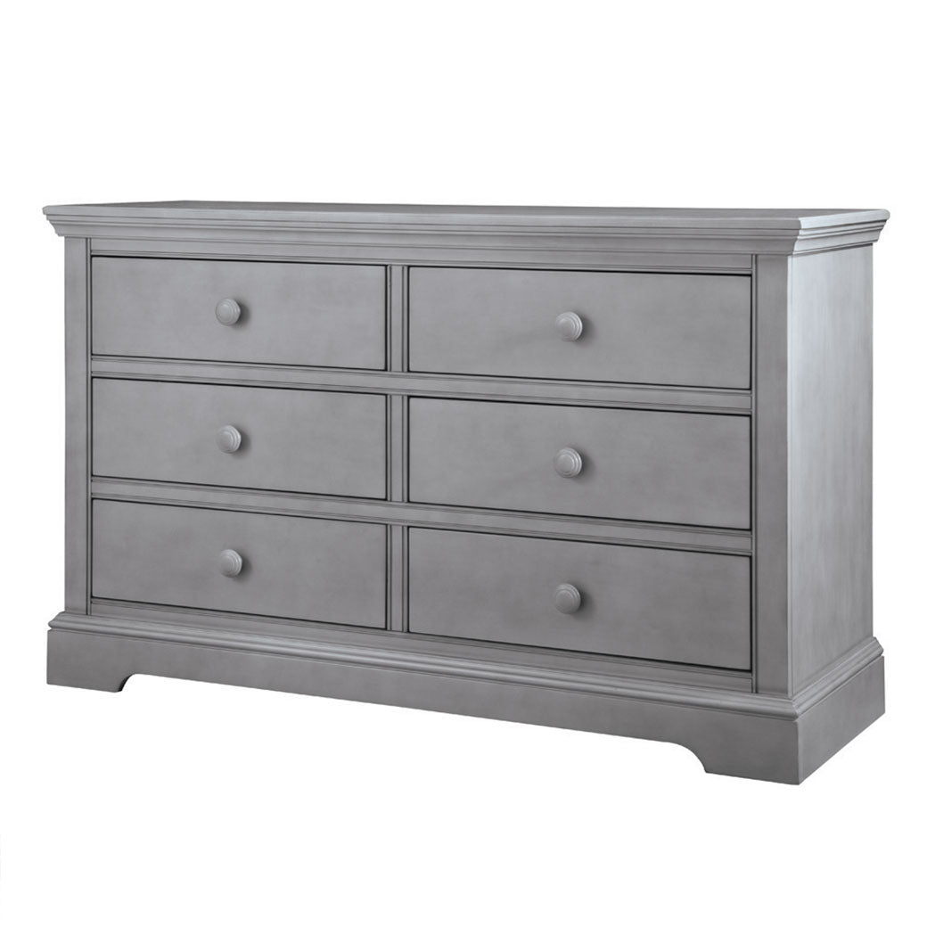 grey dresser wood Breckenridge Rustic Furniture Depot Simple yet striking Westwood Design Hanley 6-Drawer Dresser