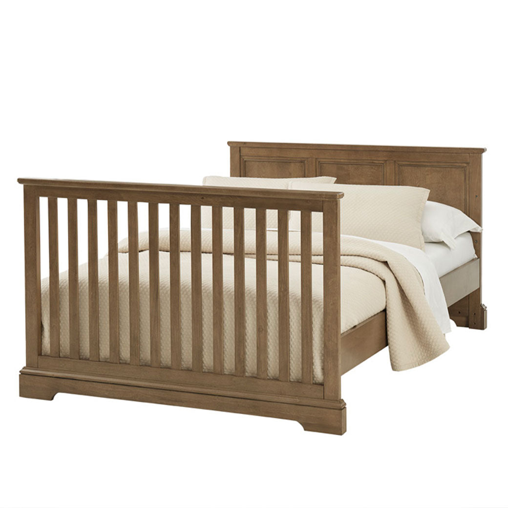 Westwood Design Hanley Bed Rail with Haney Island Crib in -- Color_Cashew