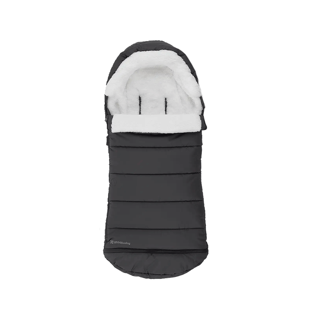 the ultra-plush CozyGanoosh footmuff provides ultimate coverage to keep your child toasty warm in winter weather -- Color_Jake