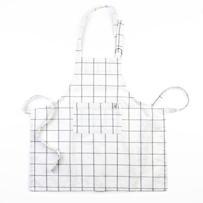 Front view of Milton & Goose Kid's Apron in -- Color_Gray