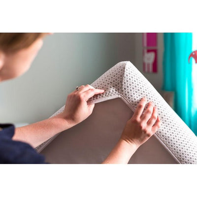Breeze Breathable Washable Crib Mattress Pad