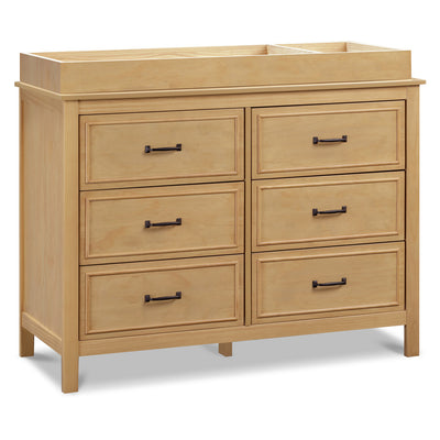 The DaVinci Charlie 6-Drawer Dresser with tray in -- Color_Honey