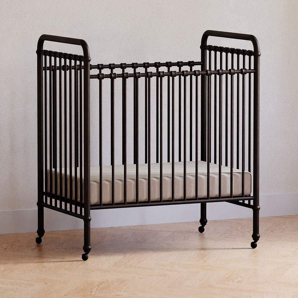 Namesake`s Abigail 3-in-1 Convertible Mini Crib in a room in -- Color_Vintage Iron