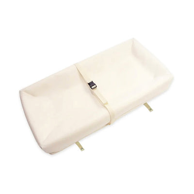Downward shot of a Nunababy Contoured Changing Pad with Four Sides in a Cream Color
