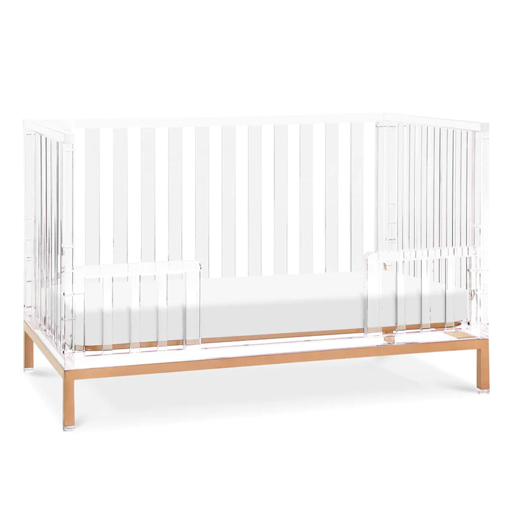 Luma Crib in Acrylic and Rose Gold