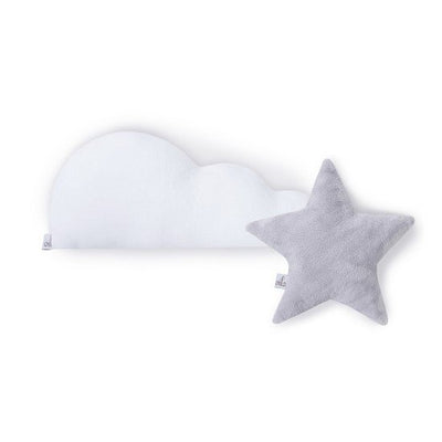 Silver Star and White Cloud Dream Pillow Set