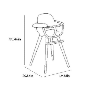 OVO MAX LUXE High Chair + Seat Fabric