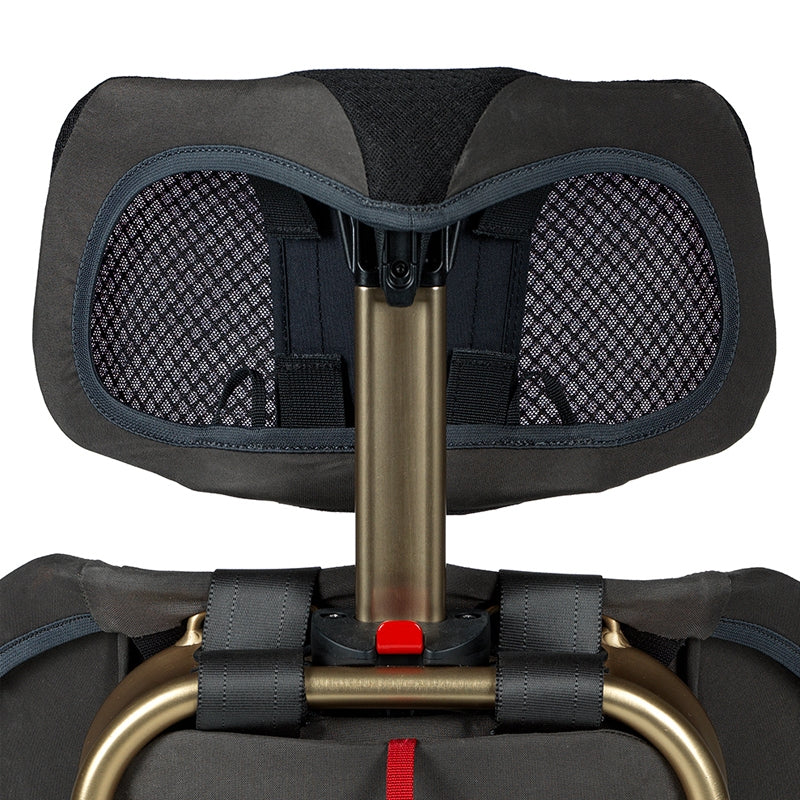 WAYB Pico Car Seat headrest closeup in -- Color_Earth