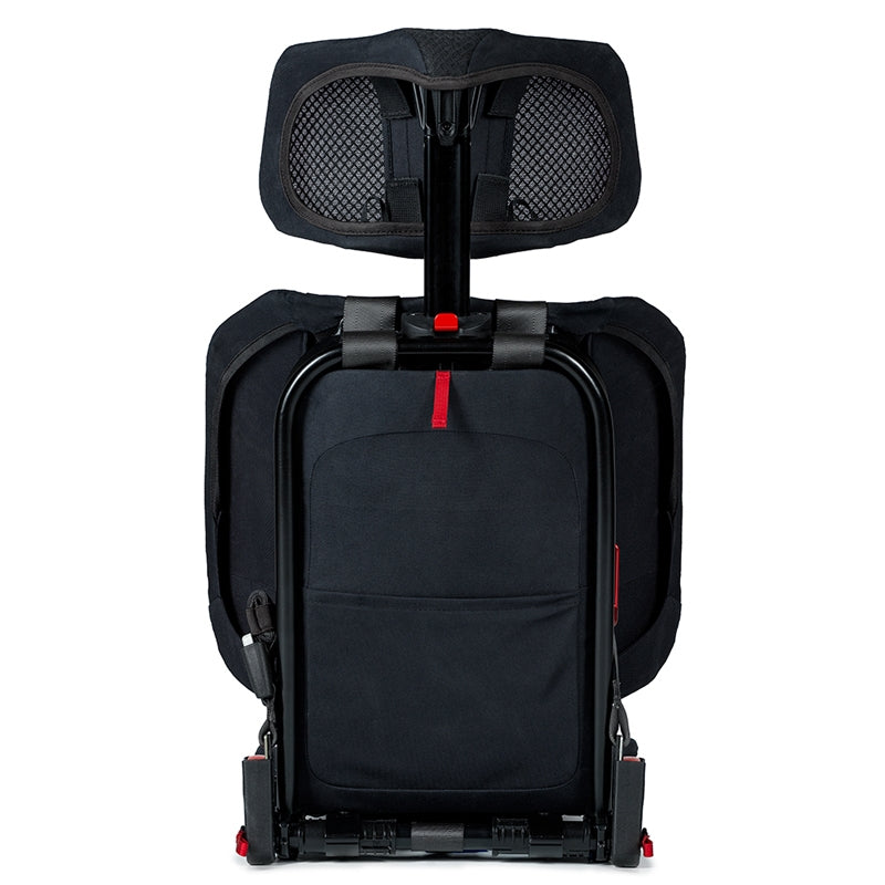 Complete back view of WAYB Pico Car Seat in -- Color_Jet