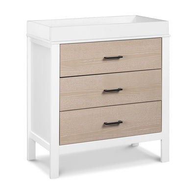 Carter's by DaVinci Radley 3-Drawer Dresser with tray in -- Color_White/Coastwood
