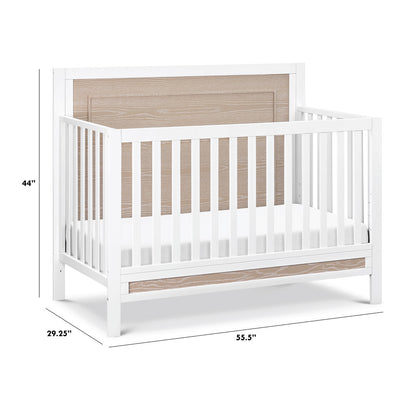 Dimensions of the Carter's by DaVinci Radley 4-in-1 Convertible Crib in -- Color_White/Coastwood