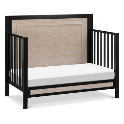 Carter's by DaVinci Radley 4-in-1 Convertible Crib as day bed in -- Color_Ebony/Coastwood