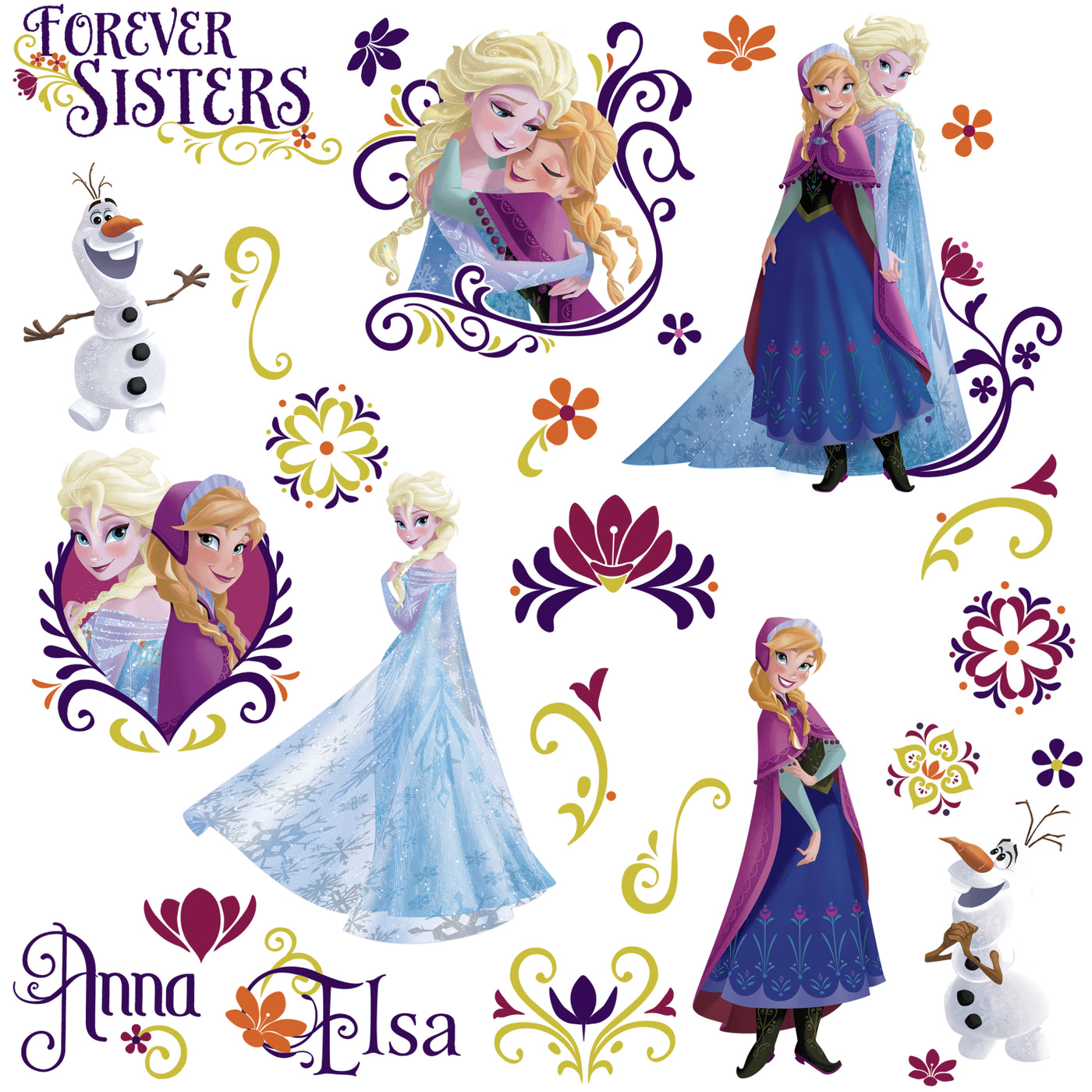 Frozen Spring Peel and Stick Wall Decals