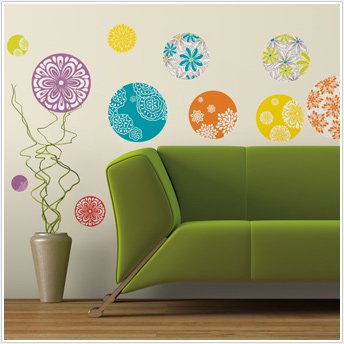 Patterned Dots Wall Decals