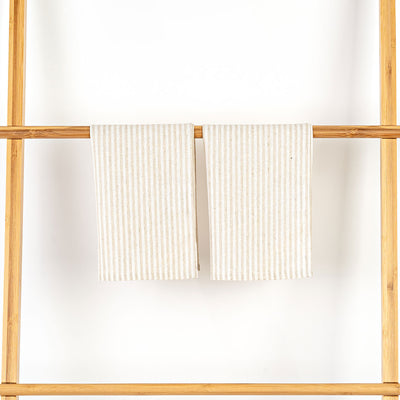 Milton & Goose Tea Towels on a hanger  in -- Color_Tan