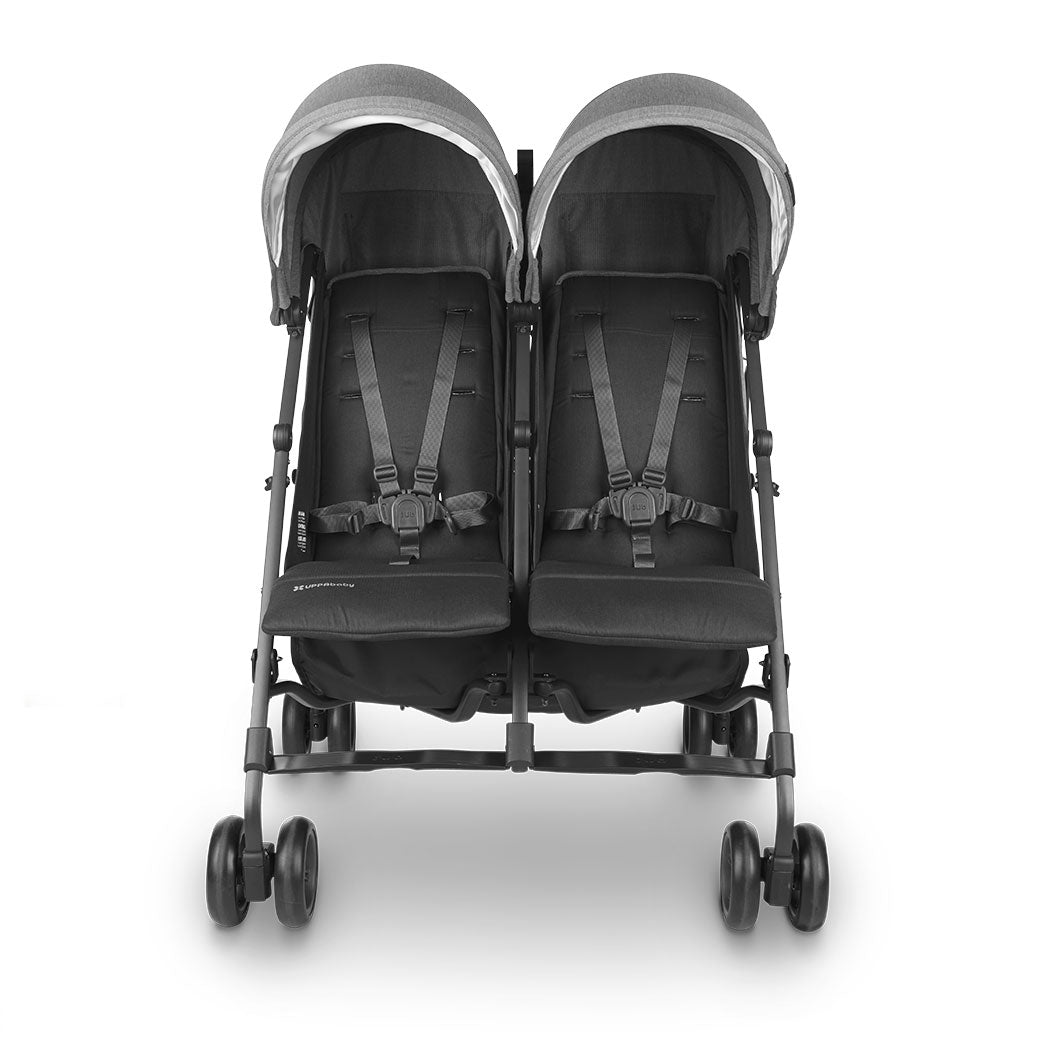 Front view of UPPAbaby G Link V2 Stroller in --Color_Greyson