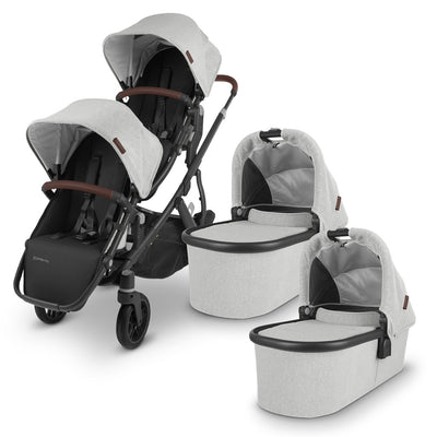 UPPAbaby Vista V2 Twin Stroller with two bassinets in -- Color_Anthony