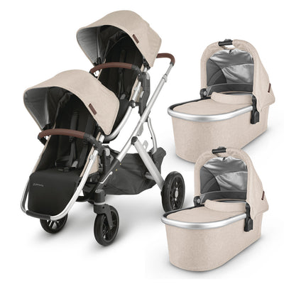 UPPAbaby Vista V2 Twin Stroller with two bassinets in -- Color_Declan