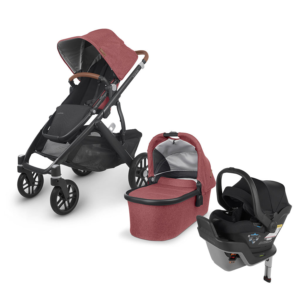 UPPAbaby VISTA V2 Travel System in -- Color_Lucy _ MESA Max _ Jake