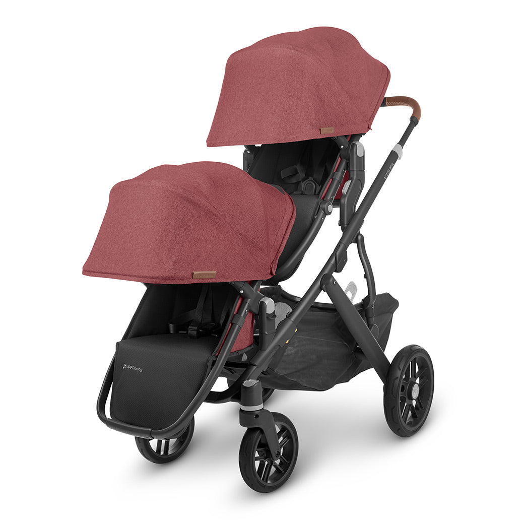 Extendable canopy of the UPPAbaby Vista V2 Twin Stroller in -- Color_Lucy