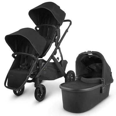 UPPAbaby Vista V2 Double Stroller with the bassinet in -- Color_Jake