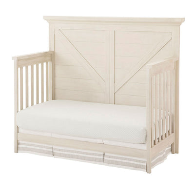 Westwood Design Westfield Convertible Crib as day bed in -- Color_Brushed White