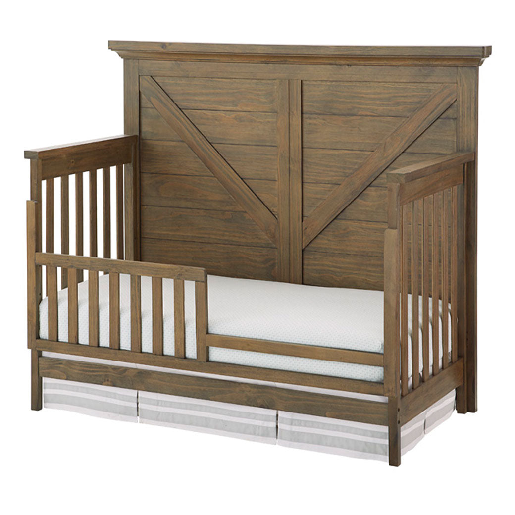 Westwood Design Westfield Toddler Rail on Westfield Convertible Crib in -- Color_Harvest Brown