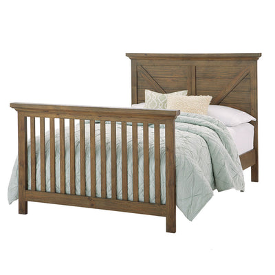 Westwood Design Products Westfield Bed Rails on Westfield Convertible Crib in -- Color_Harvest Brown